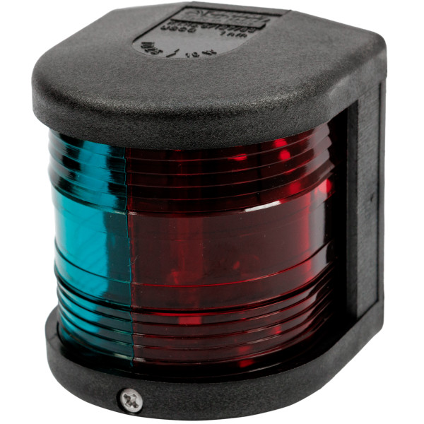 LAMPA NAWIGACYJNA S25 DZIOBOWA DWUSEKTOROWA - 12V OBUDOWA CZARNA