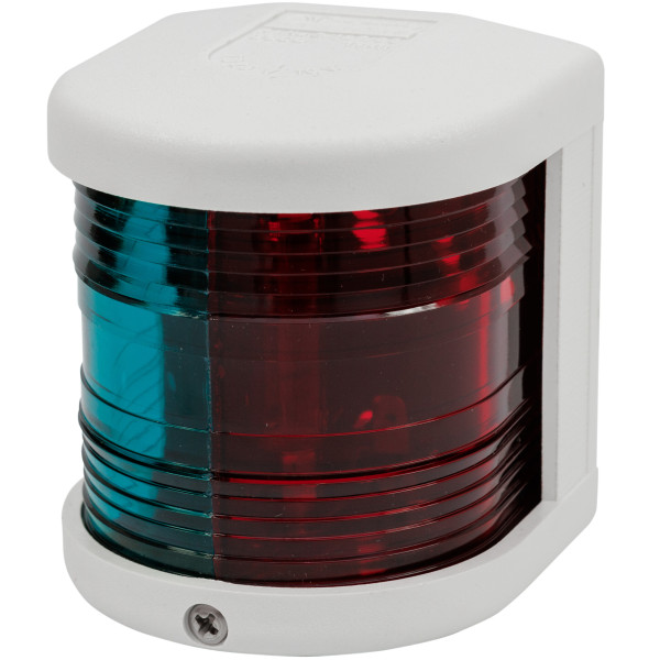 LAMPA NAWIGACYJNA S25 DZIOBOWA DWUSEKTOROWA - 12V OBUDOWA BIAŁA