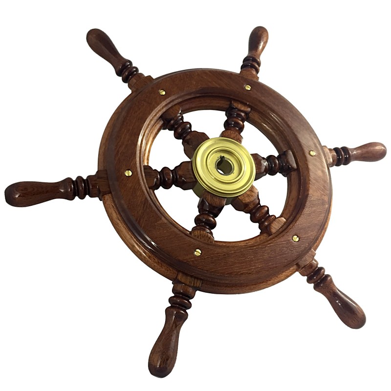 Koło sterowe 6-SPOKE mahoń 49CM — zdjęcie 2