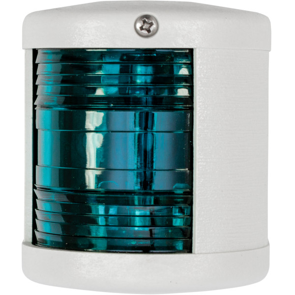 Lampa nawigacyjna S25 burtowa zielona - 12V obudowa biała — zdjęcie 2