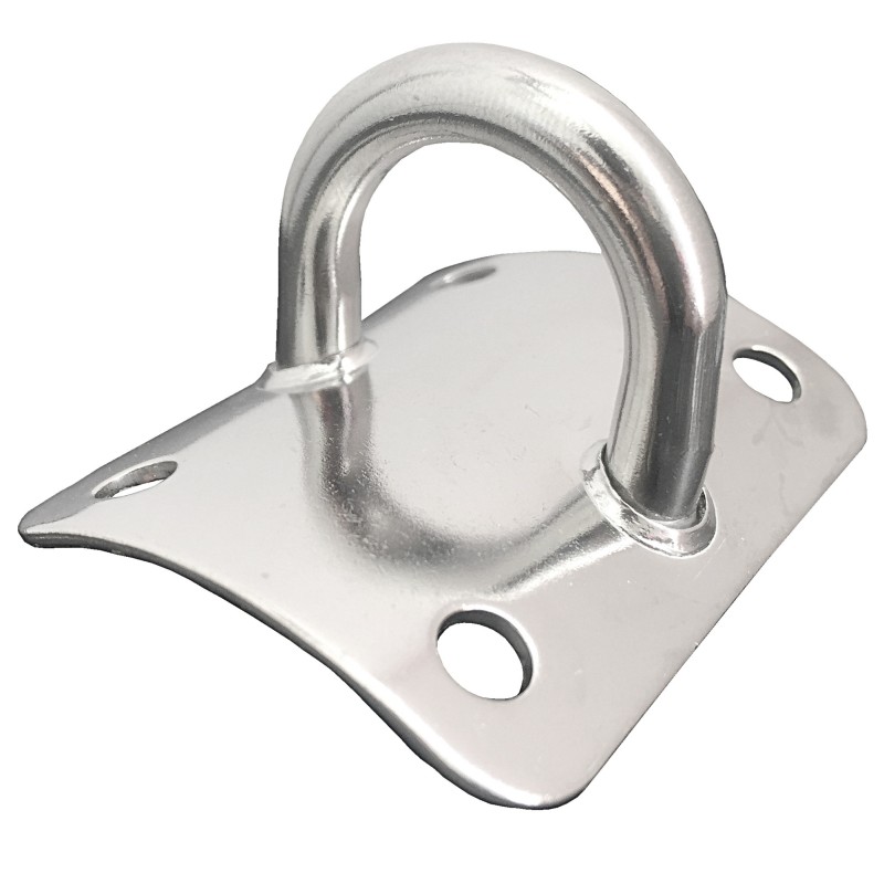 UCHWYT MASZTOWY POZIOMY D5MM, H30MM, 40x50MM, S/S