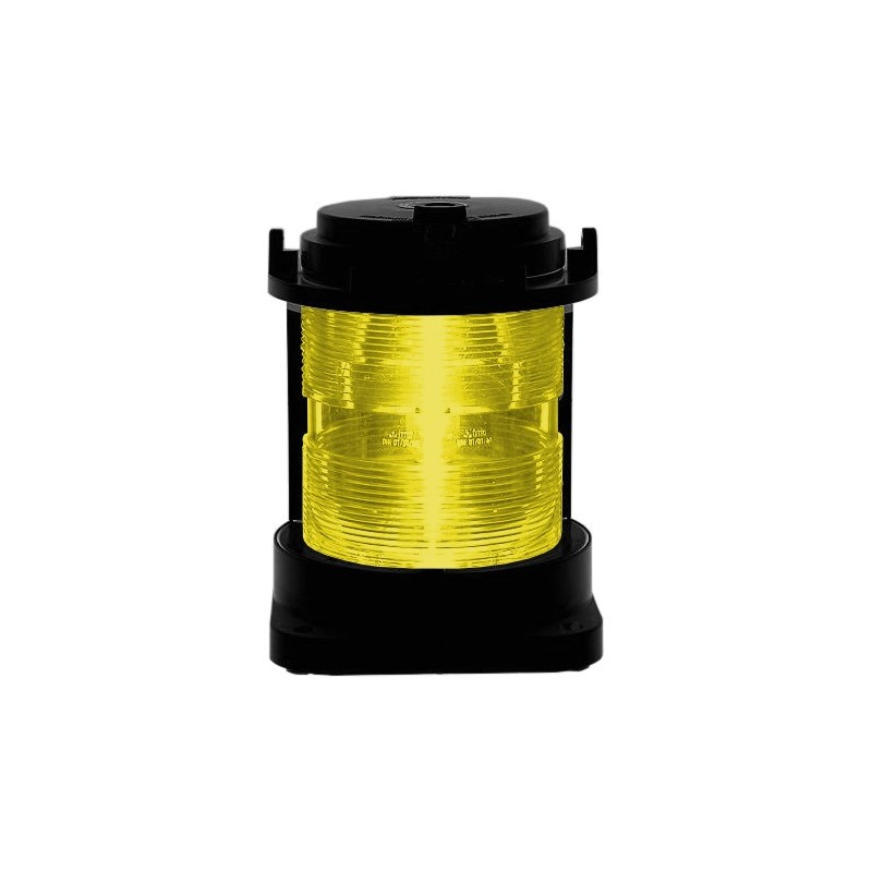 Lampa nawigacyjna S55 rufowa żółta - 24V obudowa czarna — zdjęcie 3