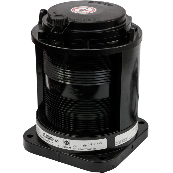 LAMPA NAWIGACYJNA S55 RUFOWA - 24V OBUDOWA CZARNA
