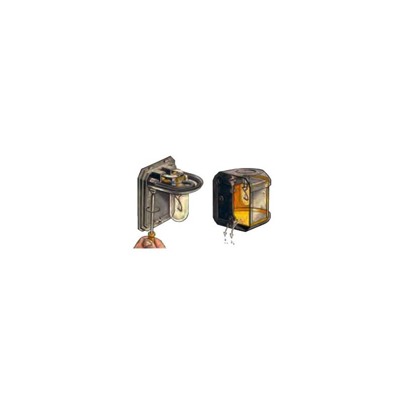 Lampa nawigacyjna S41 masztowa silnikowa - 12V obudowa czarna — zdjęcie 3