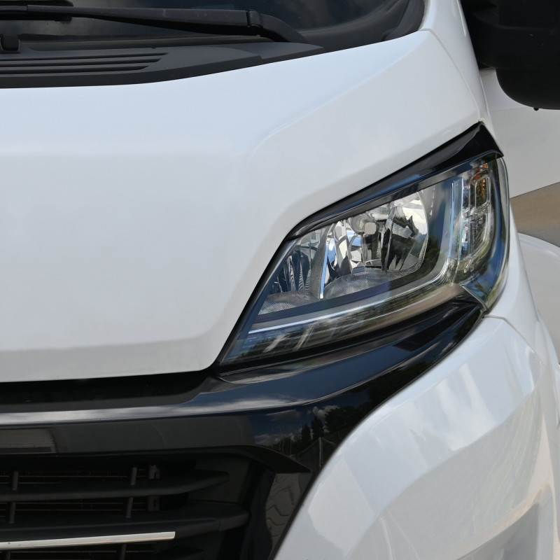 RDX Osłony Reflektorów "Evil Eye" czarne niepomalowane do Ford Transit od 2014/05