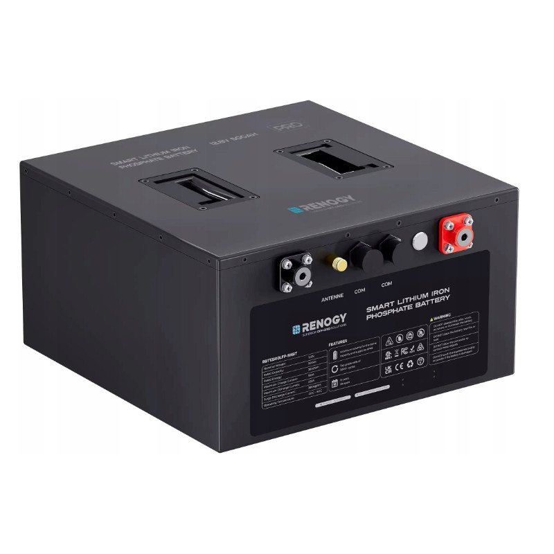 Akumulator Renogy LiFePO4 12V 500Ah Pro Smart z Bluetooth i funkcją samonagrzewania — zdjęcie 6