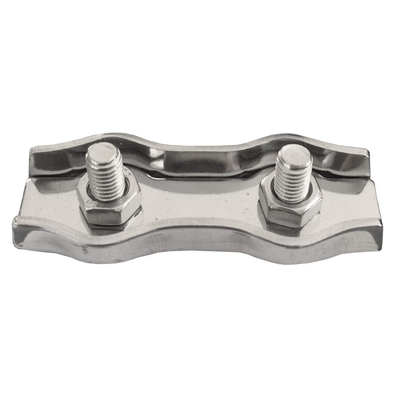 Zacisk liny duplex 5MM, S/S — zdjęcie 2