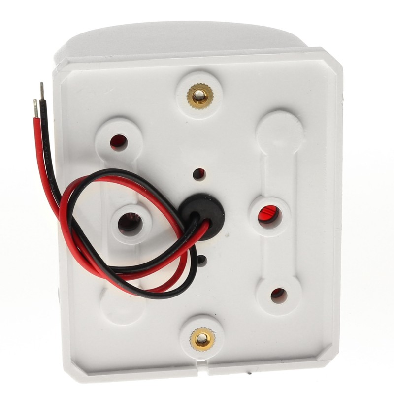 LAMPA NAWIGACYJNA BURTOWA CZERWONA DO 12m LED - 12V CLASSIC OBUDOWA BIAŁA — zdjęcie 4