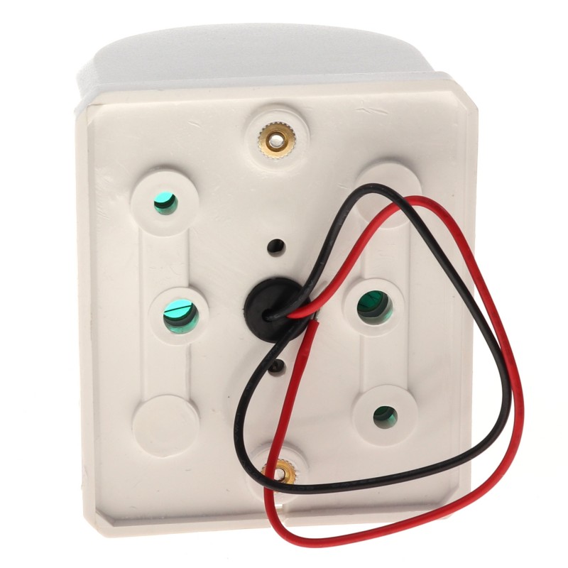 LAMPA NAWIGACYJNA BURTOWA ZIELONA DO 12m LED - 12V CLASSIC OBUDOWA BIAŁA — zdjęcie 3