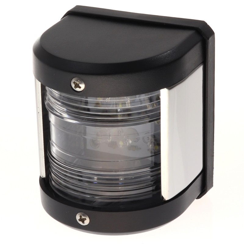 LAMPA NAWIGACYJNA RUFOWA DO 12m LED - 12V CLASSIC OBUDOWA CZARNA — zdjęcie 2