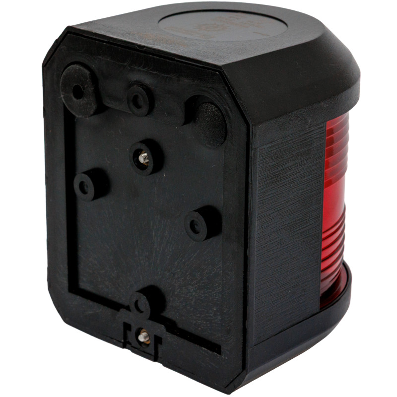 Lampa nawigacyjna S41 burtowa czerwona - 12V obudowa czarna — zdjęcie 2