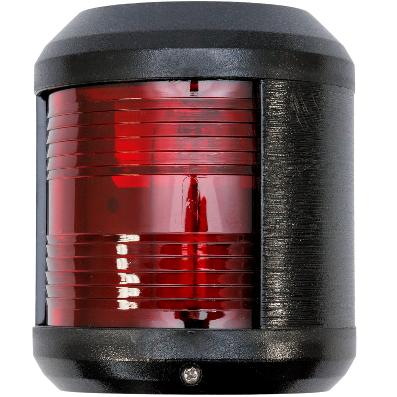 Lampa nawigacyjna S41 burtowa czerwona - 12V obudowa czarna — zdjęcie 3