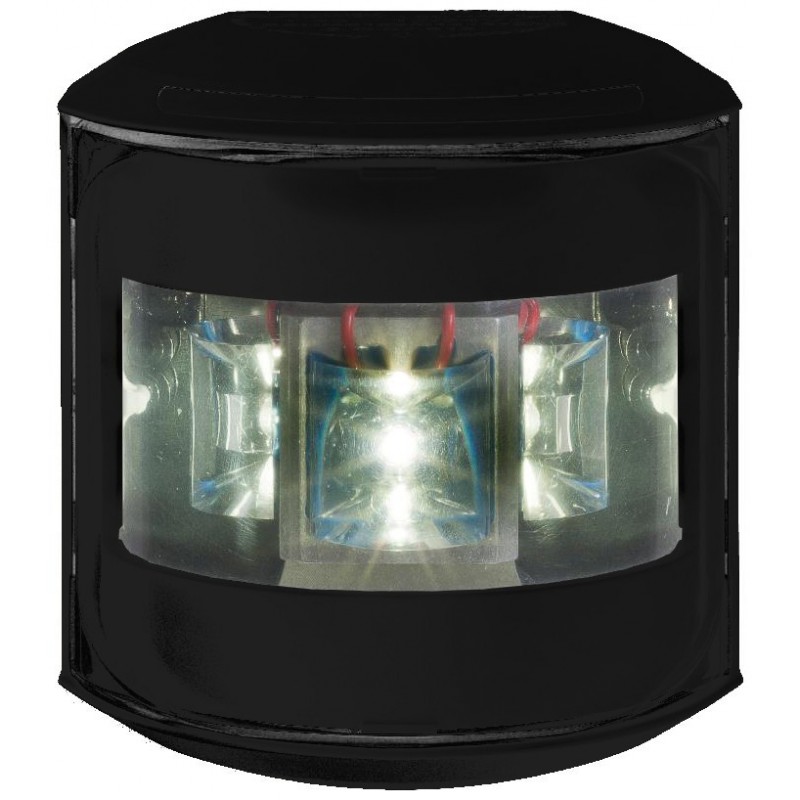 Lampa nawigacyjna S43 masztowa silnikowa LED - 12/24V obudowa czarna