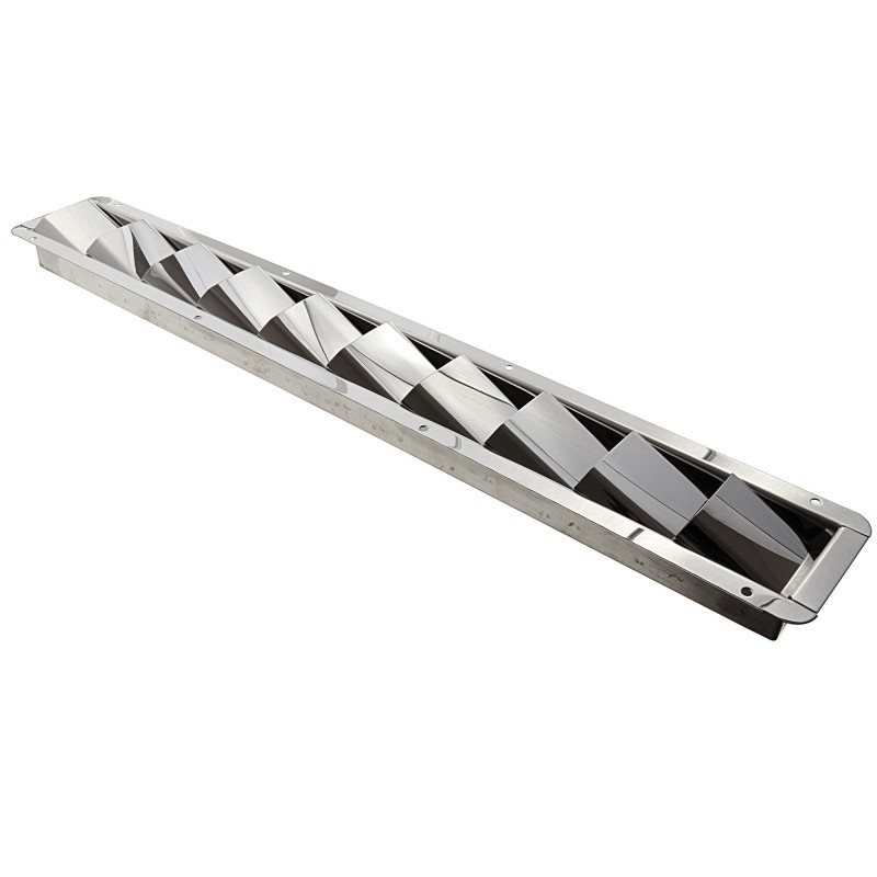 KRATKA WENTYLACYJNA 525x76 S/S A2, 10 VENT