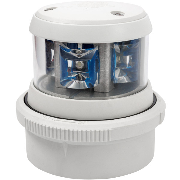 LAMPA NAWIGACYJNA S32 MASZTOWA SILNIKOWA LED - 12V OBUDOWA BIAŁA
