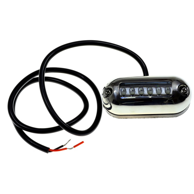 Lampka LED podwodna, 12V, 9W, 125LM, IP68, kąt świecenia 30°, 90X39MM, kolor zielony — zdjęcie 2