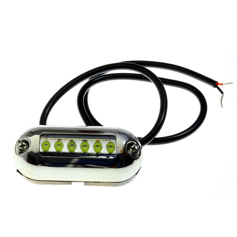 Lampka LED podwodna, 12V, 9W, 125LM, IP68, kąt świecenia 30°, 90X39MM, kolor biały — zdjęcie 2