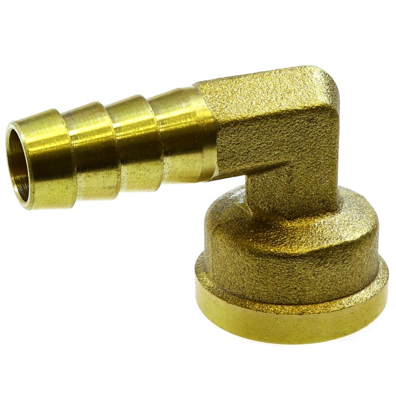 Króciec kolankowy brass 90 F 3/8" X 12MM