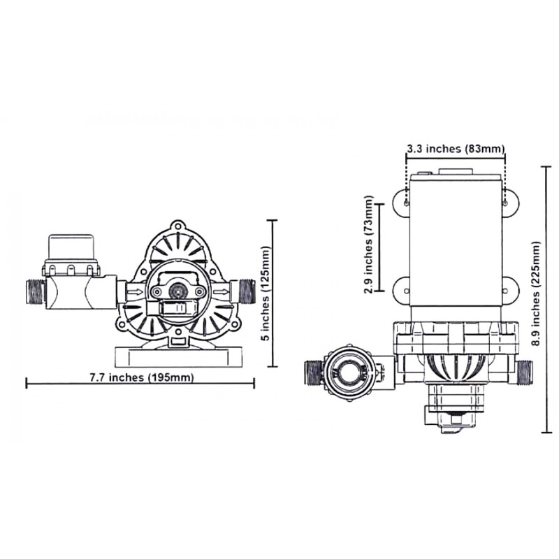 Zestaw do mycia pokładu elite 12V 13L/MIN 60PSI — zdjęcie 4