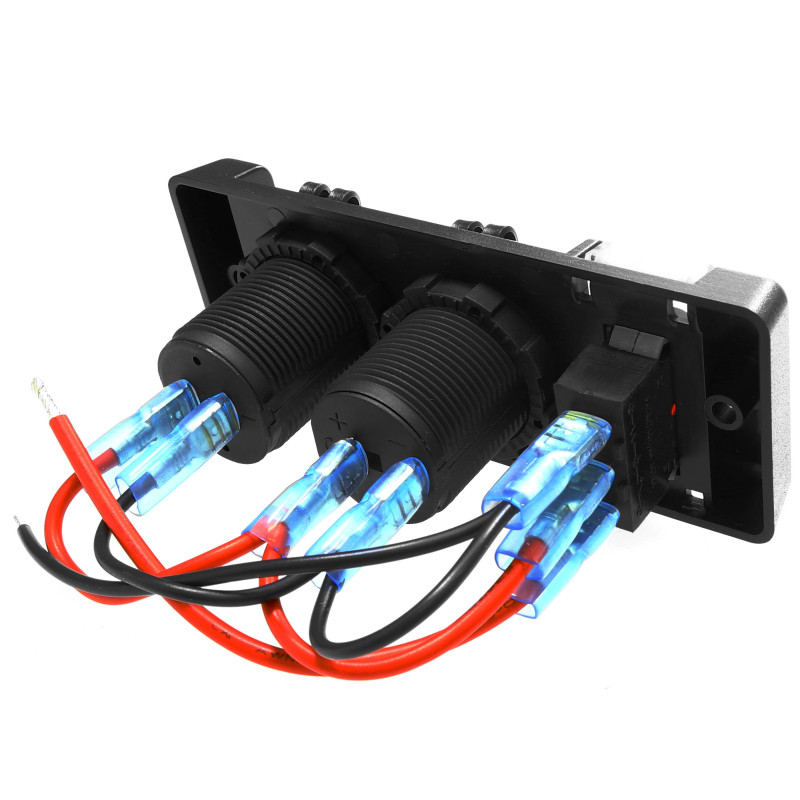 Panel elektryczny 12V, 16A max, RESET/OFF, gniazdo zasilania, gniazdo usb-a 3.1A — zdjęcie 4
