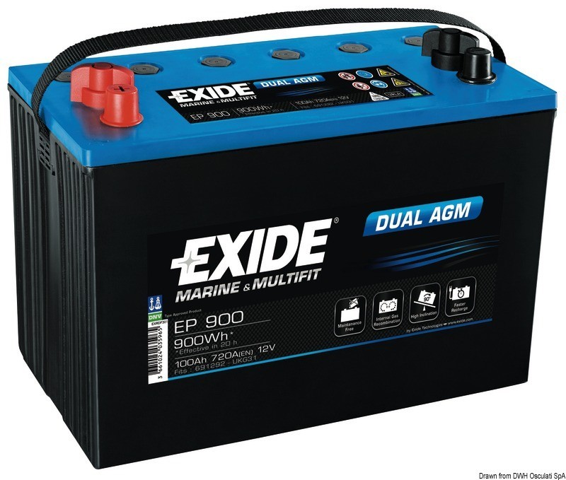 Akumulator AGM Exide 100 Ah