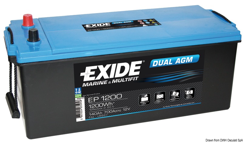 Akumulator AGM Exide 140 Ah