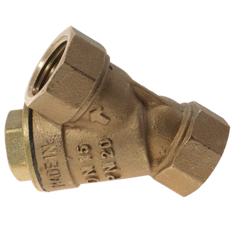 Filtr osadnikowy Y brass F/F 1" — zdjęcie 2