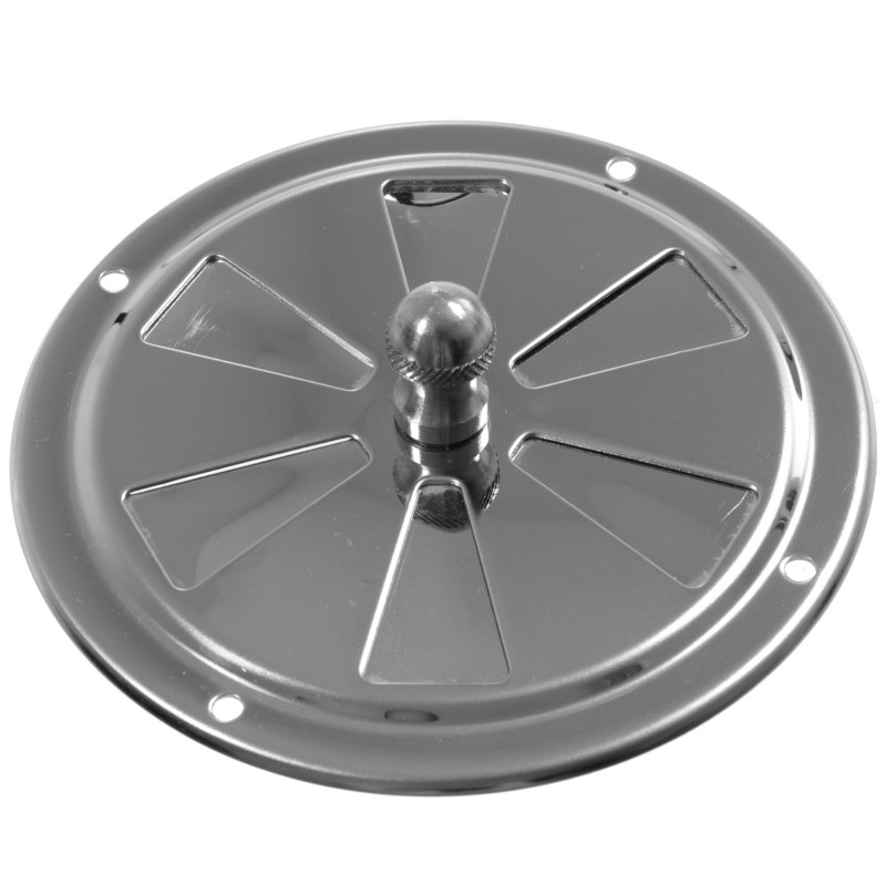 Kratka wentylacyjna D130MM S/S A4, central — zdjęcie 2