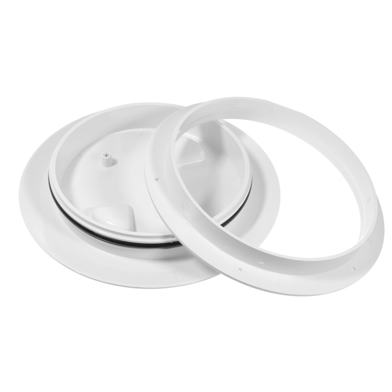 Pokrywa inspekcyjna 162MM biała pressure lock — zdjęcie 2