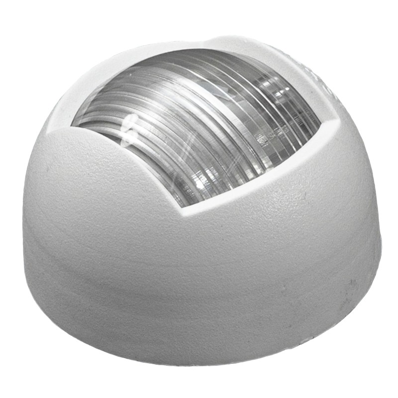 LAMPA NAWIGACYJNA RUFOWA DO 12m - 12V POWER OBUDOWA BIAŁA — zdjęcie 2