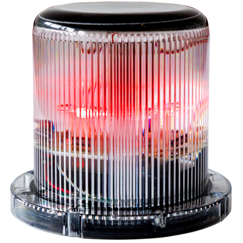 Lampa ostrzegawcza solarna z włącznikiem zmierzchowym, światło czerwone, AA — zdjęcie 2