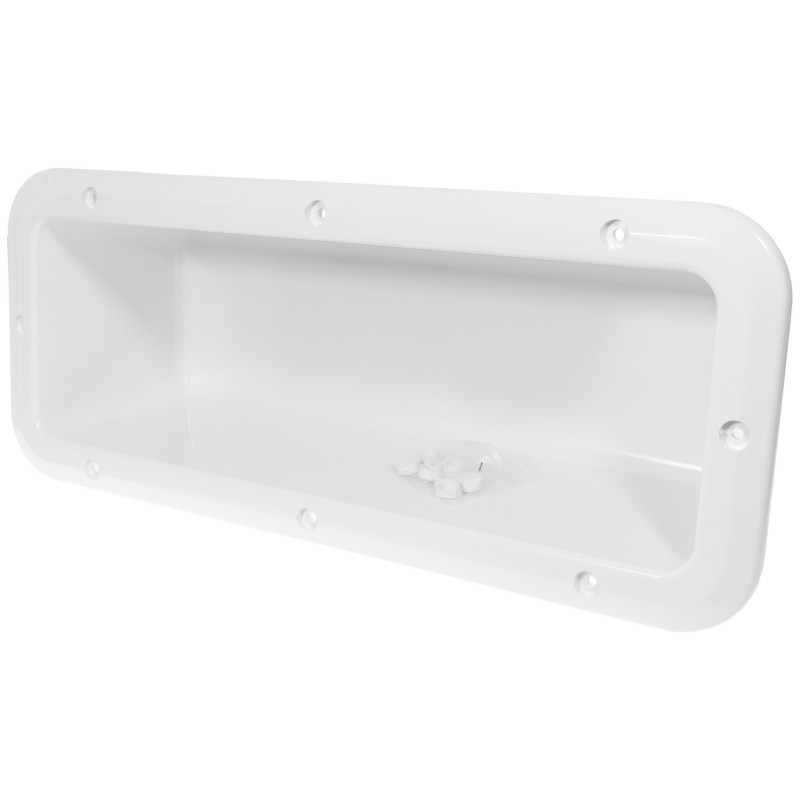 POJEMNIK NA GAŚNICĘ 1KG BIAŁY 424x175x110MM BEZ POKRYWY — zdjęcie 3