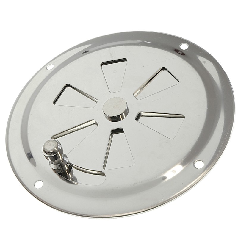Kratka wentylacyjna D100MM S/S A4, side — zdjęcie 2