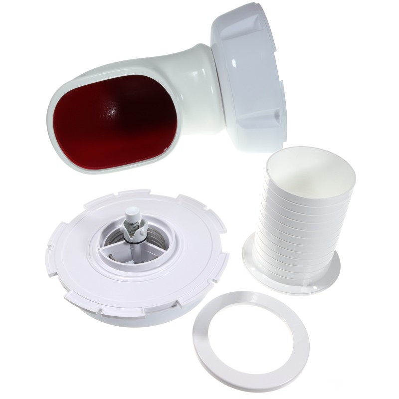 Wentylator pokładowy cool'n dry dorade box red H295 D100 — zdjęcie 2