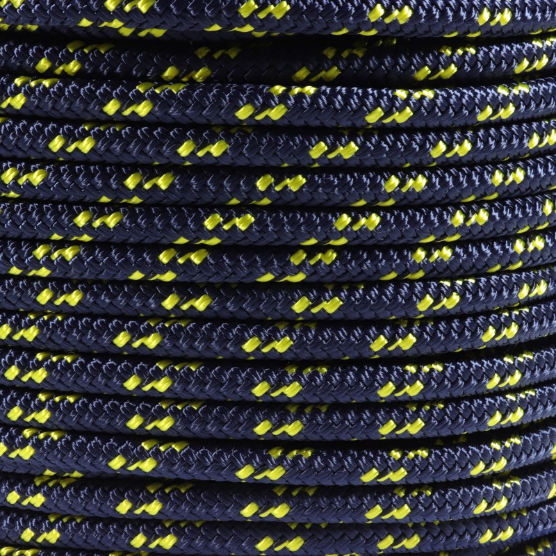 Lina fastnet fałowa 8MM granatowo-żółta — zdjęcie 2