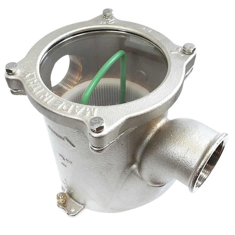 Filtr ssak strainer nickel brass 2" — zdjęcie 2