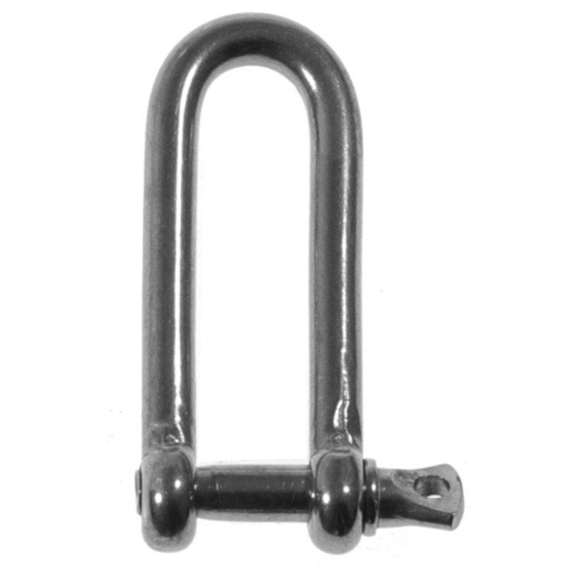 Szekla prosta długa D14MM stal nierdzewna aisi 304 kołnierz