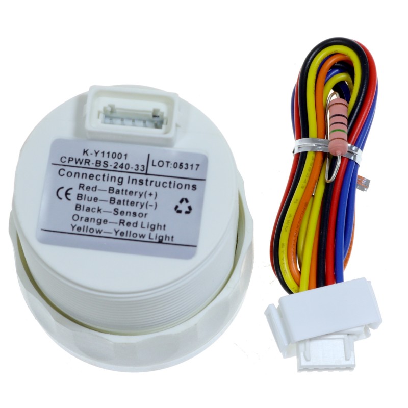 Wskaźnik poziomu wody 240-30 ohm - czarny / srebrny — zdjęcie 2