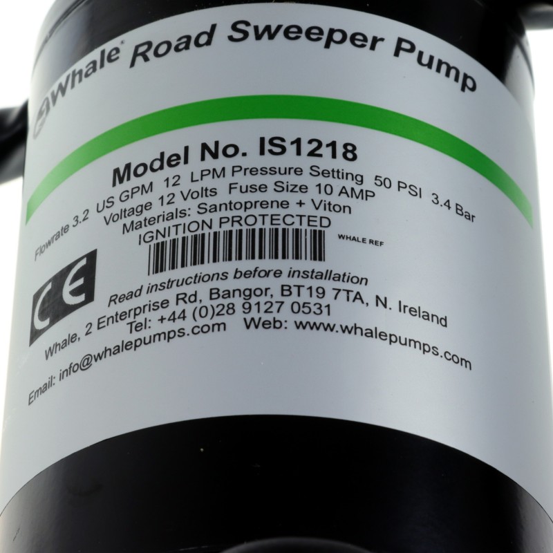 Pompa wody do zamiatarek drogowych, 12V road sweeper 12L vito — zdjęcie 2