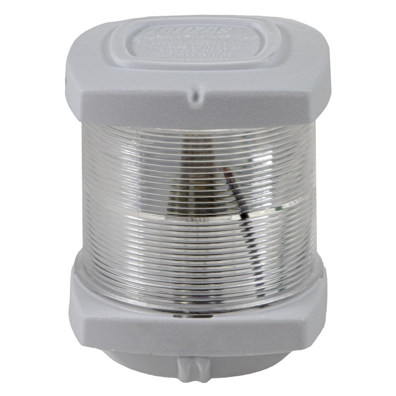 LAMPA NAWIGACYJNA BIAŁA 360 KOTWICZNA DO 20m - 12V OBUDOWA BIAŁA