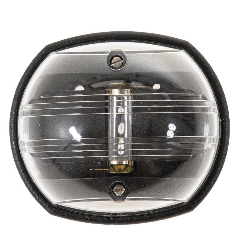 LAMPA NAWIGACYJNA MASZTOWA SILNIKOWA DO 12m - 12V CRYSTAL OBUDOWA CZARNA (X)