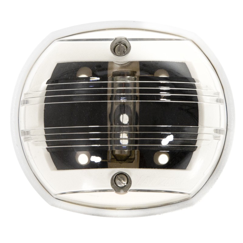 LAMPA NAWIGACYJNA RUFOWA DO 12m - 12V CRYSTAL OBUDOWA BIAŁA (X)