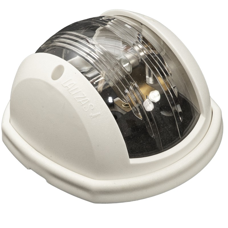LAMPA NAWIGACYJNA MASZTOWA SILNIKOWA DO 12m - 12V CRYSTAL OBUDOWA BIAŁA (X) — zdjęcie 2