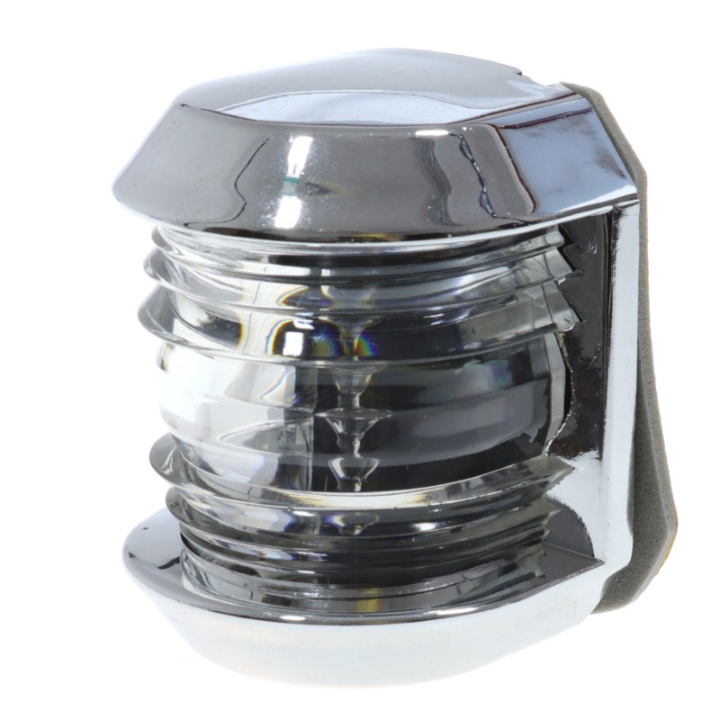 LAMPA NAWIGACYJNA MASZTOWA SILNIKOWA DO 12m - 12V JUNIOR OBUDOWA CHROMOWANA (X) — zdjęcie 2