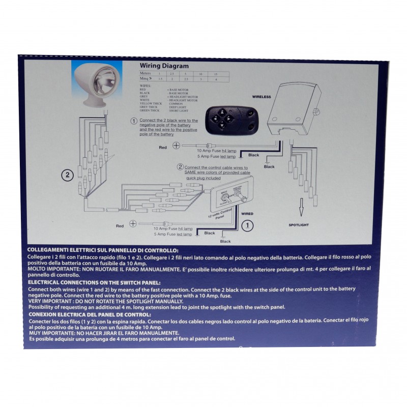 Reflektor szperacz halogenowy - 12V - 55W - biały - H3 — zdjęcie 3