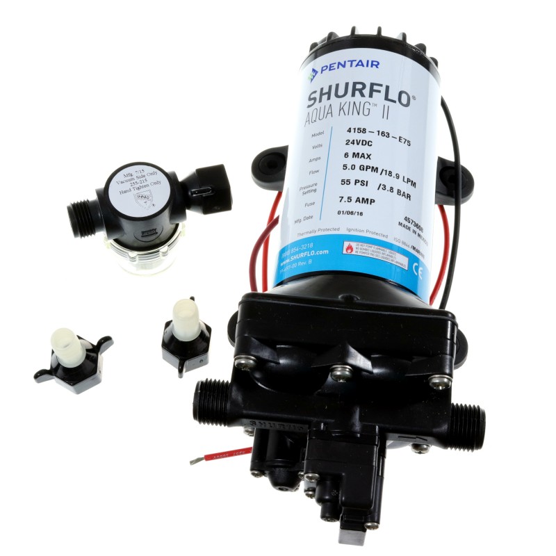 Pompa wody ciśnieniowa 24V 18.9L/MIN 55PSI aqua king II supreme — zdjęcie 2