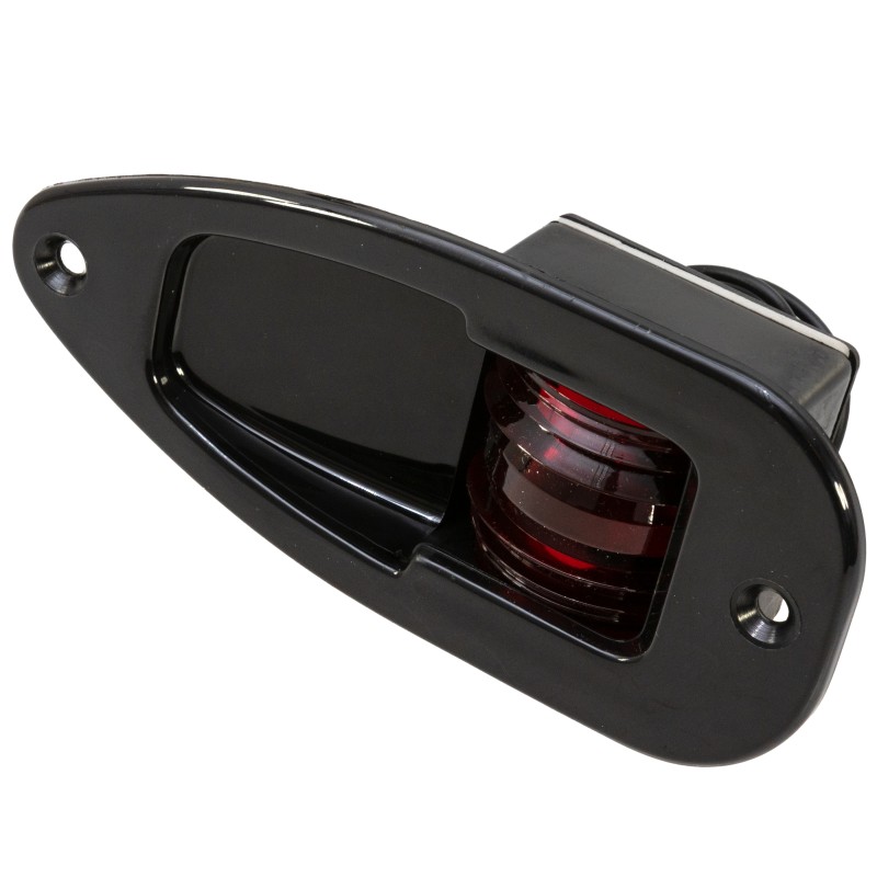 LAMPA NAWIGACYJNA BURTOWA CZERWONA DO 12m - 12V EYE OBUDOWA CZARNA