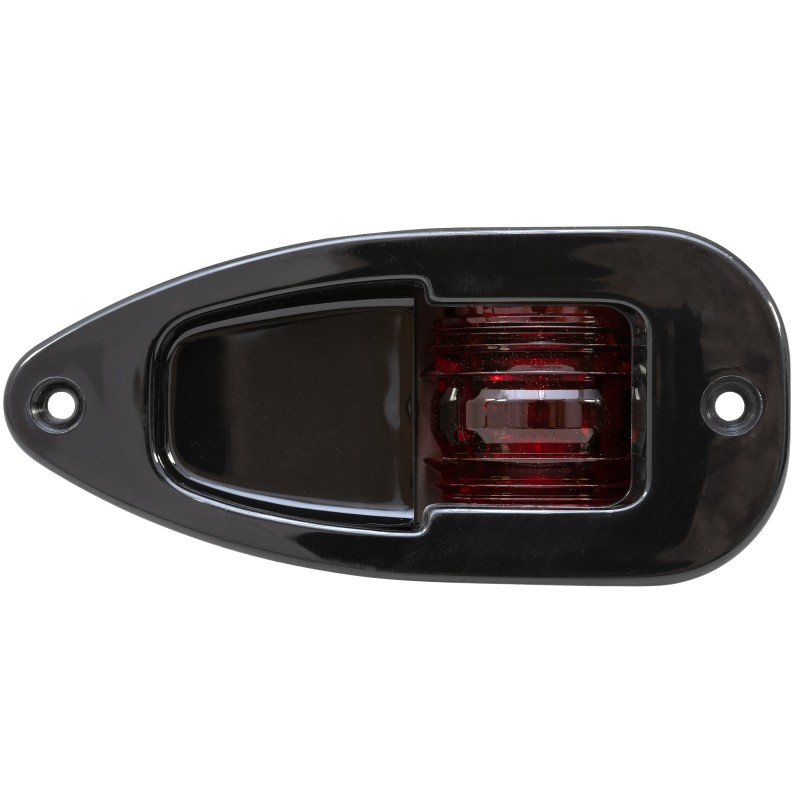 LAMPA NAWIGACYJNA BURTOWA CZERWONA DO 12m - 12V EYE OBUDOWA CZARNA — zdjęcie 2