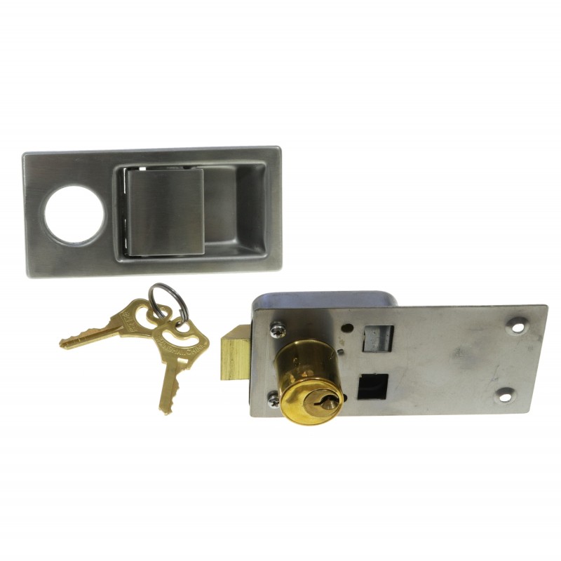 ZAMEK Z KLUCZEM S/S A4, 27x100x50 MM — zdjęcie 2