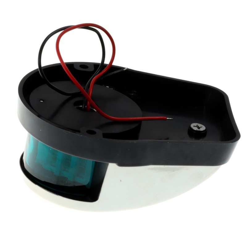 Lampa nawigacyjna dziobowa dwusektorowa LED - 12/24V obudowa stal nierdzewna — zdjęcie 3